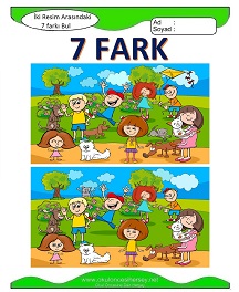 İki Resim Arasındaki Farkı Bul Etkinliği